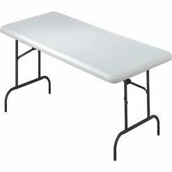 Iceberg IndestrucTable TOO™ 1200 Series Rectangular Folding Table, Platinum, 29"H X 60"W X 30"D -Outlet OFFICE TABLES Store unnamed file 867
