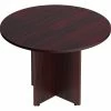 Global Offices To Go 42" Dia. Superior Laminate Round Conference Table, American Mahogany (TDSL42RAML)