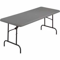 Iceberg® IndestrucTables TOO™ 1200 Series Folding Table, 60x30", Charcoal -Outlet OFFICE TABLES Store unnamed file 978