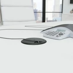 Bush Business Furniture 120W X 48D Boat Shaped Conference Table With Wood Base, Installed, White (99TB12048WHKFA) -Outlet OFFICE TABLES Store unnamed file 98