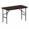 Alera Wood Folding Table, Rectangular, 48w X 23.88d X 29h, Mahogany (ALEFT724824MY)